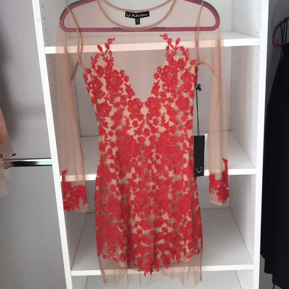 For Love and Lemons red dress
